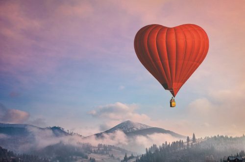 Herz Heissluftballon 683887090