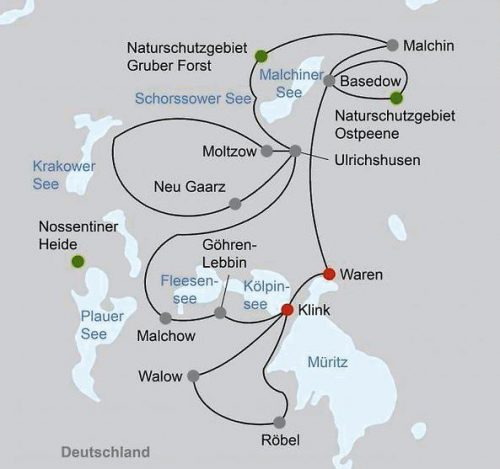 Karte Mecklenburg