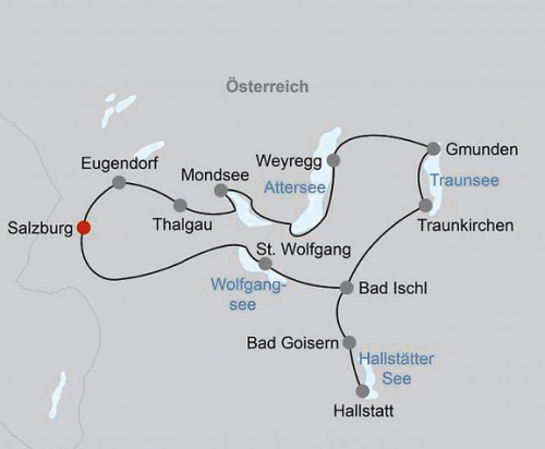 Routenkarte Routenkarte